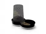 Moderna Tasty Люкс автокормушка пластиковая нескользящая 2 в 1 для собак, черная