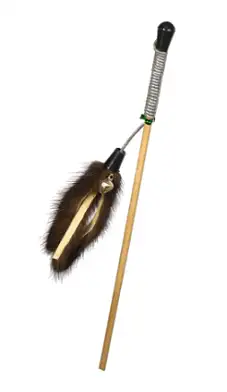 GOSI Игрушка для кошек Дразнилка норковая пальма на веревке