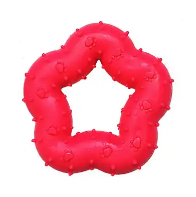 Уют игрушка для собак Звездочка с шипами литая