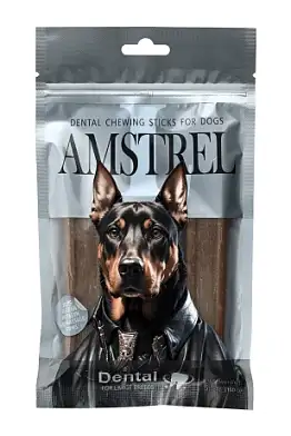 Amstrel Dental жевательное лакомство для собак крупных пород